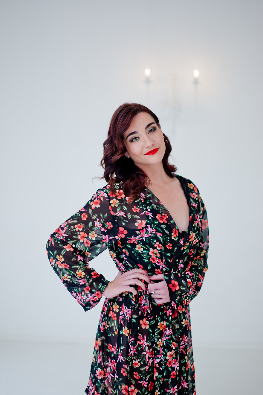 Sheer Floral Robe - Image 2