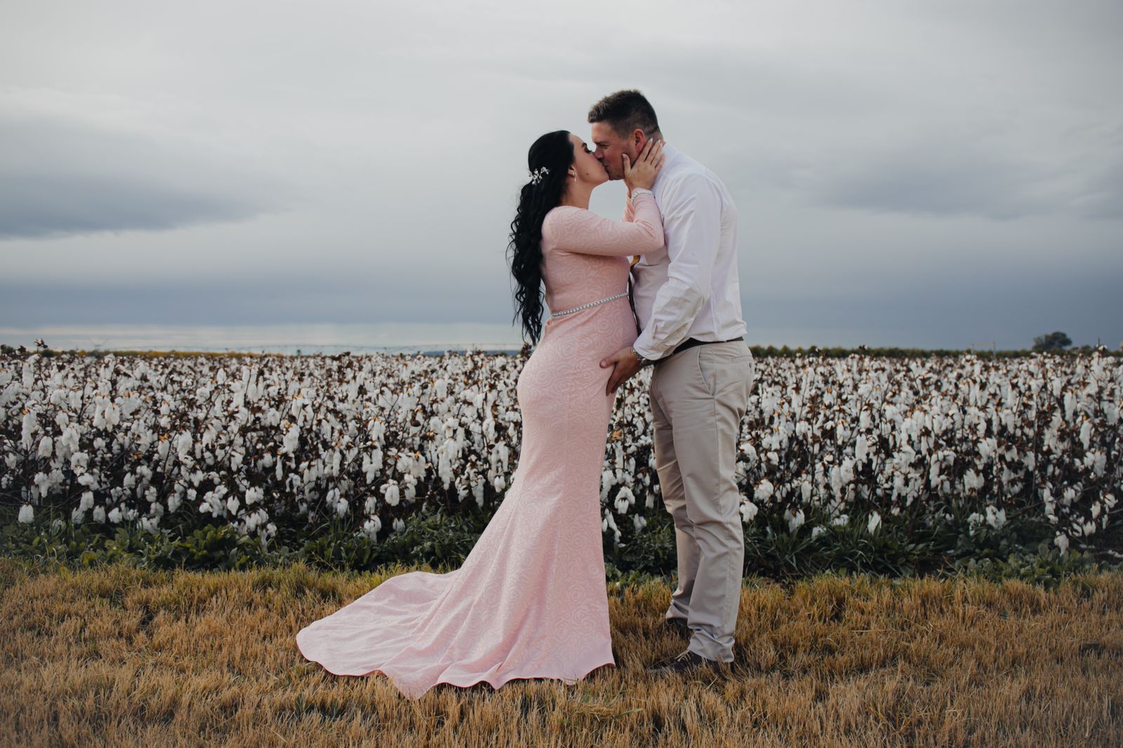 Pastel pink maternity dress - Image 3