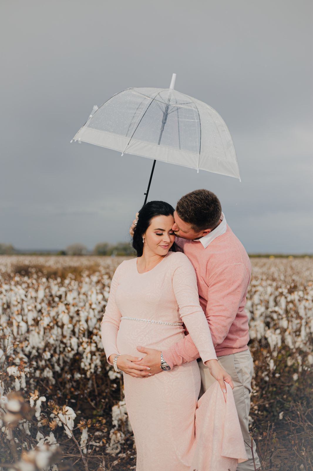 Pastel pink maternity dress - Image 6
